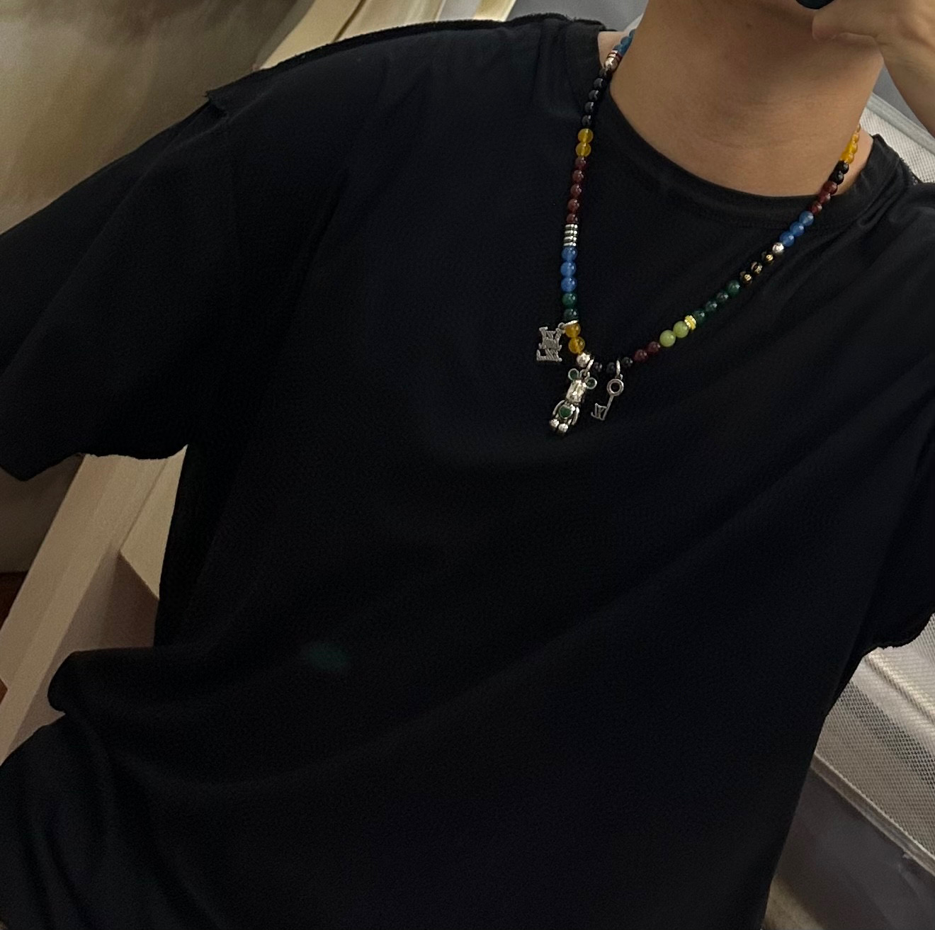     路易威登 LV项链🇷🇼原单货🇷🇼专柜新款开模复古潮流时尚必备 男女均可佩戴 情侣款同款 摇滚朋克