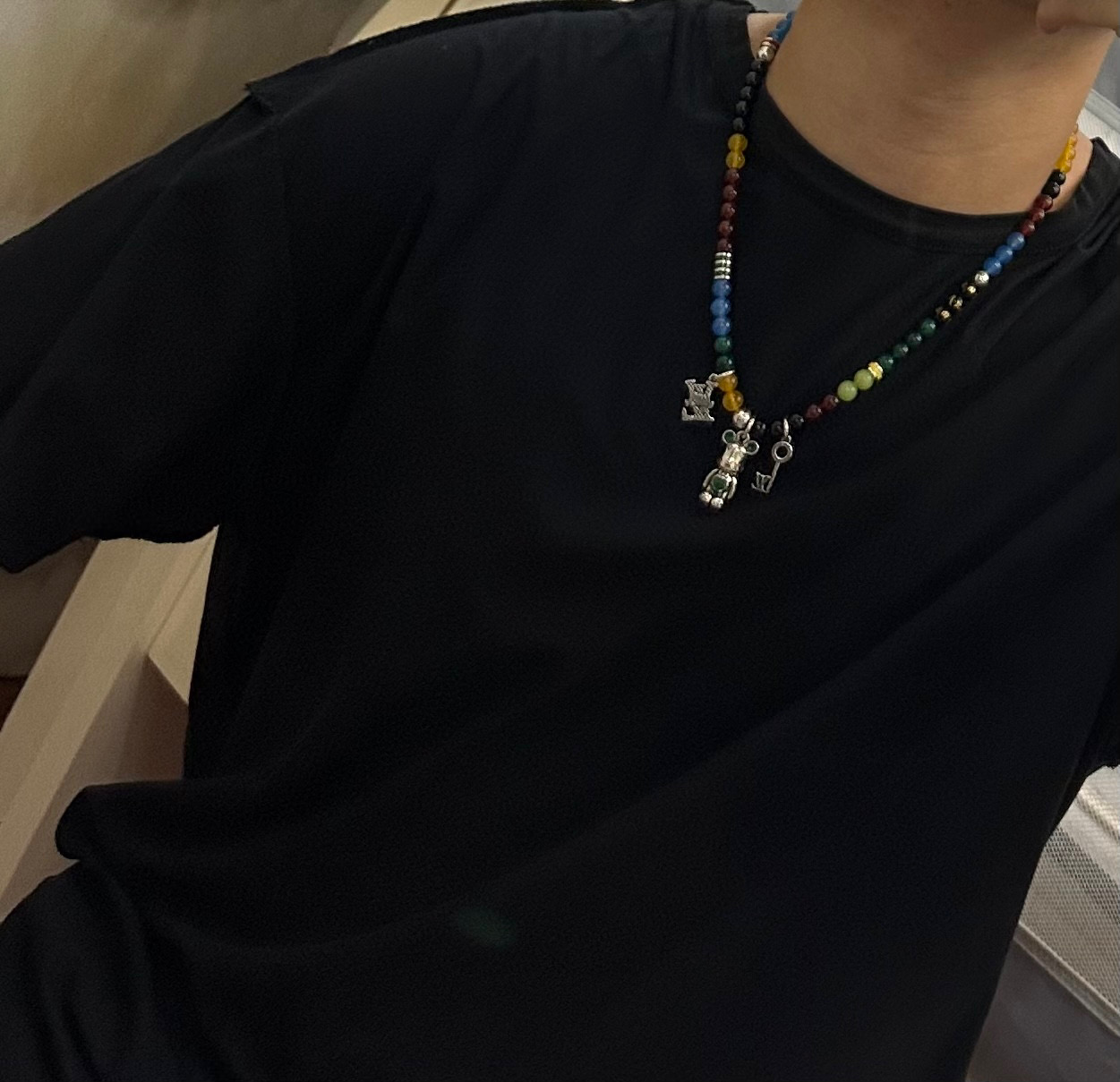     路易威登 LV项链🇷🇼原单货🇷🇼专柜新款开模复古潮流时尚必备 男女均可佩戴 情侣款同款 摇滚朋克
