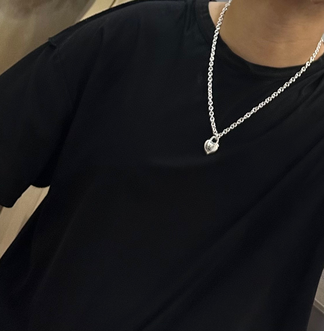   蒂芙尼项链🩵 TIFFNY&CO. 专柜精工银版本   明星同款 复古做旧风 原版复刻 纯手工打造 