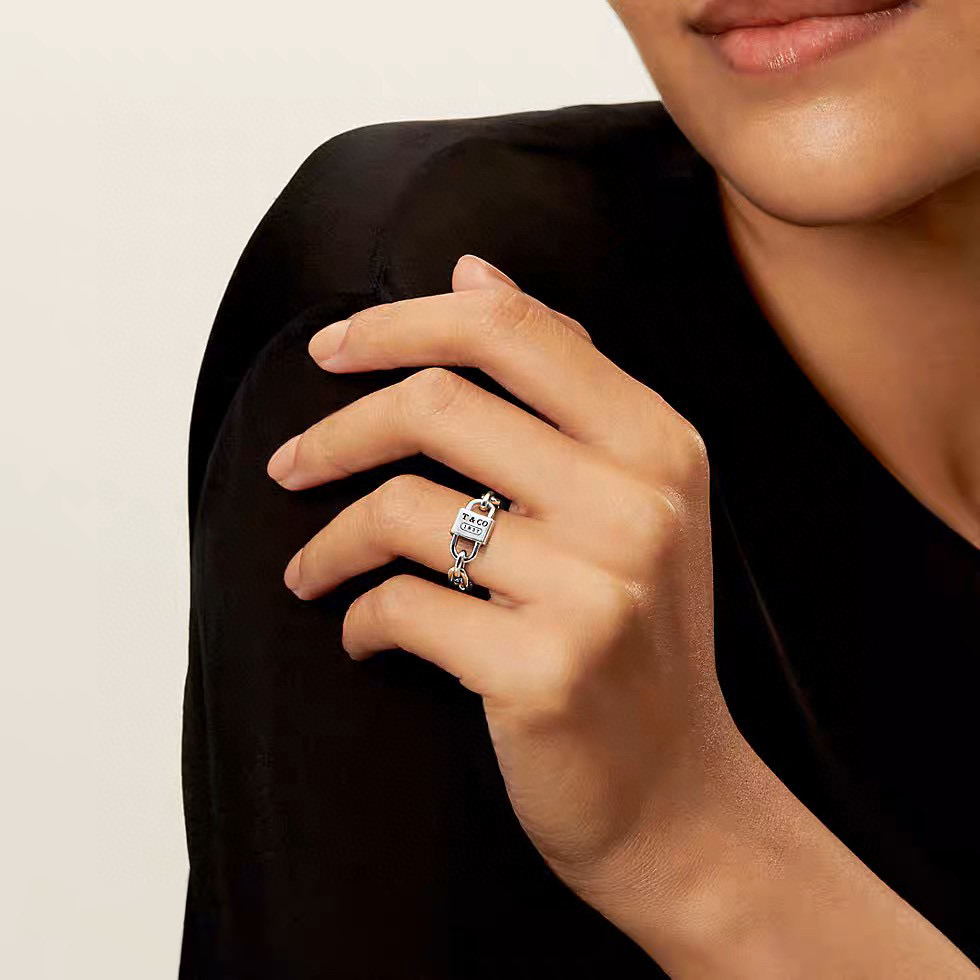 Tiffany & Co. Handmade Fashion Rings for Men and Women – Rock, Punk, Silver Styles - 图片 5
