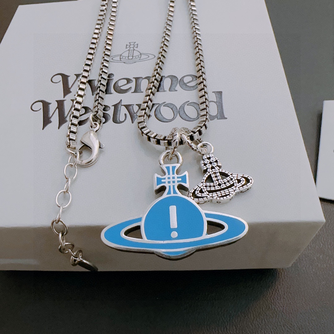      𝐕𝐢𝐯𝐢𝐞𝐧𝐧𝐞 𝐖𝐞𝐬𝐭𝐰𝐨𝐨𝐝🪐✨
高品质经典大土星项链男女同款
项链vivienne w