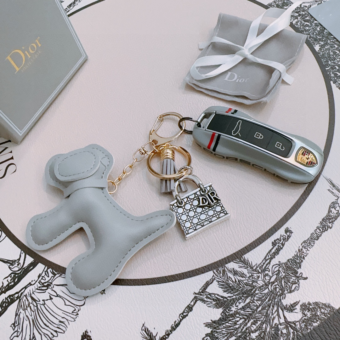 Dior Anger Forest Bear Keyring - Designer Bag Charm & Keychain 5 i1754387062175 6928 0 8