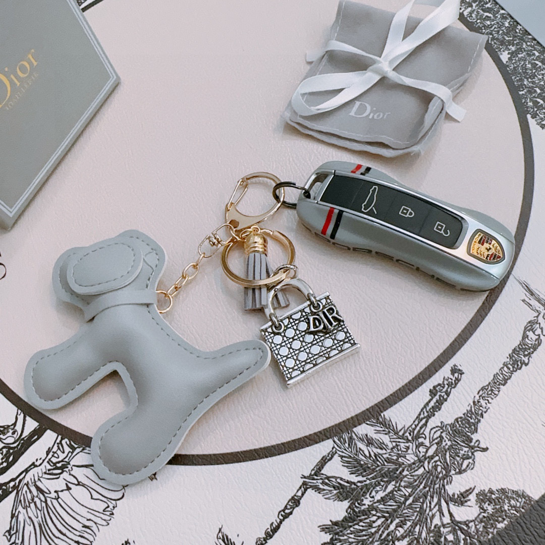 Dior Anger Forest Bear Keyring - Designer Bag Charm & Keychain 6 i1754387075555 3897 0 4