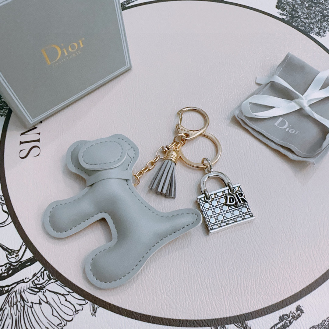 Dior Anger Forest Bear Keyring - Designer Bag Charm & Keychain 3 i1754387075556 5489 0 1