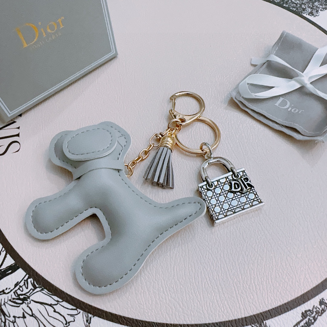 Dior Anger Forest Bear Keyring - Designer Bag Charm & Keychain 7 i1754387075557 8418 0 5