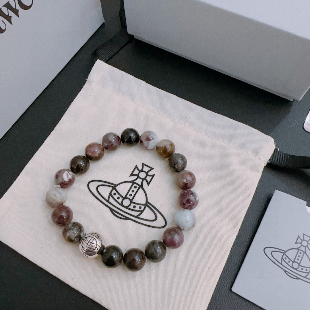    西太后专柜精工版本 多元素玛瑙泰银风格手链 明星同款 复古做旧风 原版复刻 纯手工打造 ～正品开模