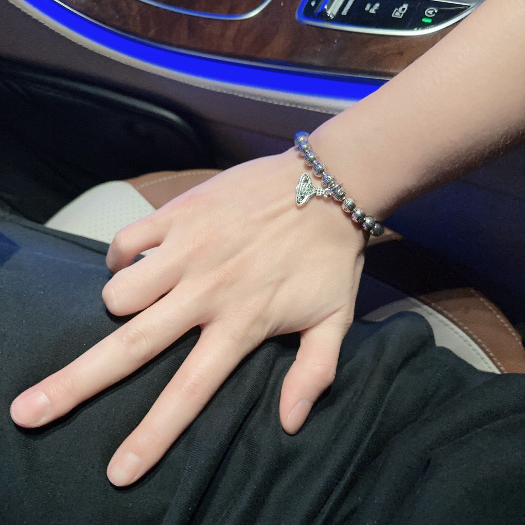    西太后专柜精工版本 多元素泰银风格手链 明星同款 复古做旧风 原版复刻 纯手工打造 ～正品开模💝潮