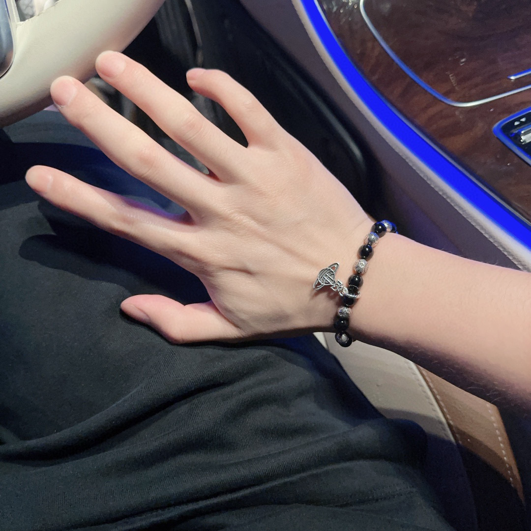    西太后专柜精工版本 多元素玛瑙泰银风格手链 明星同款 复古做旧风 原版复刻 纯手工打造 ～正品开模