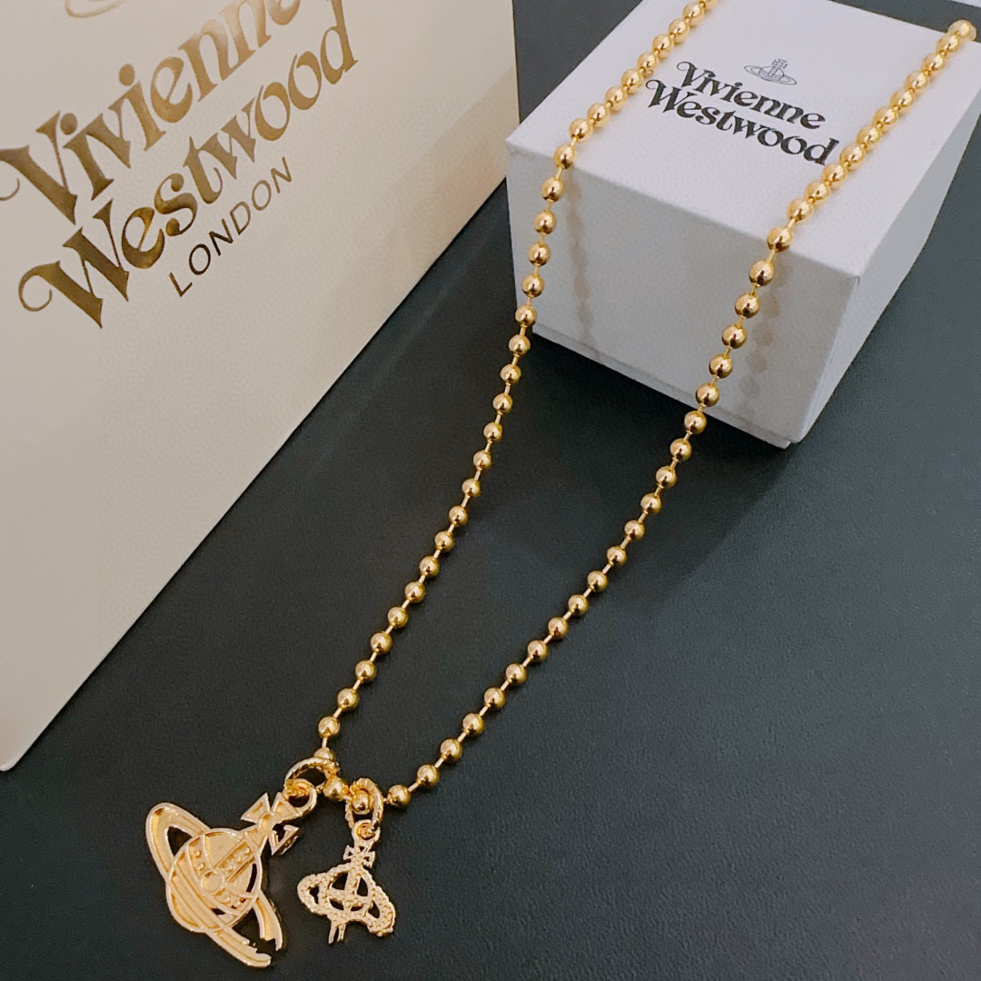      𝐕𝐢𝐯𝐢𝐞𝐧𝐧𝐞 𝐖𝐞𝐬𝐭𝐰𝐨𝐨𝐝🪐✨
高品质经典大土星项链男女同款
项链vivienne w