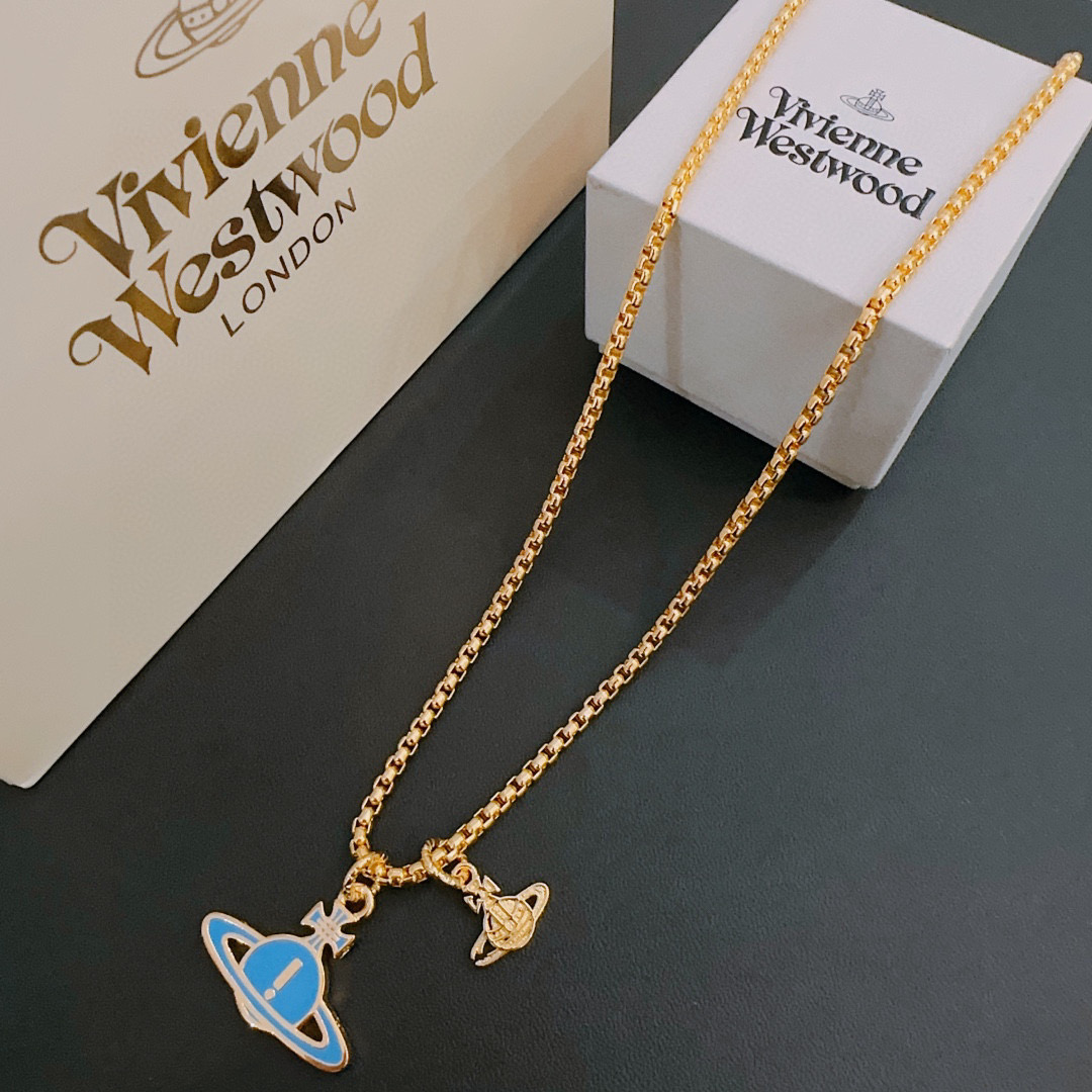      𝐕𝐢𝐯𝐢𝐞𝐧𝐧𝐞 𝐖𝐞𝐬𝐭𝐰𝐨𝐨𝐝🪐✨
高品质经典大土星项链男女同款
项链vivienne w