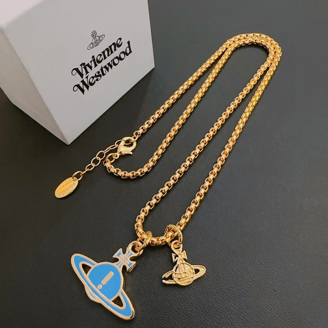      𝐕𝐢𝐯𝐢𝐞𝐧𝐧𝐞 𝐖𝐞𝐬𝐭𝐰𝐨𝐨𝐝🪐✨
高品质经典大土星项链男女同款
项链vivienne w