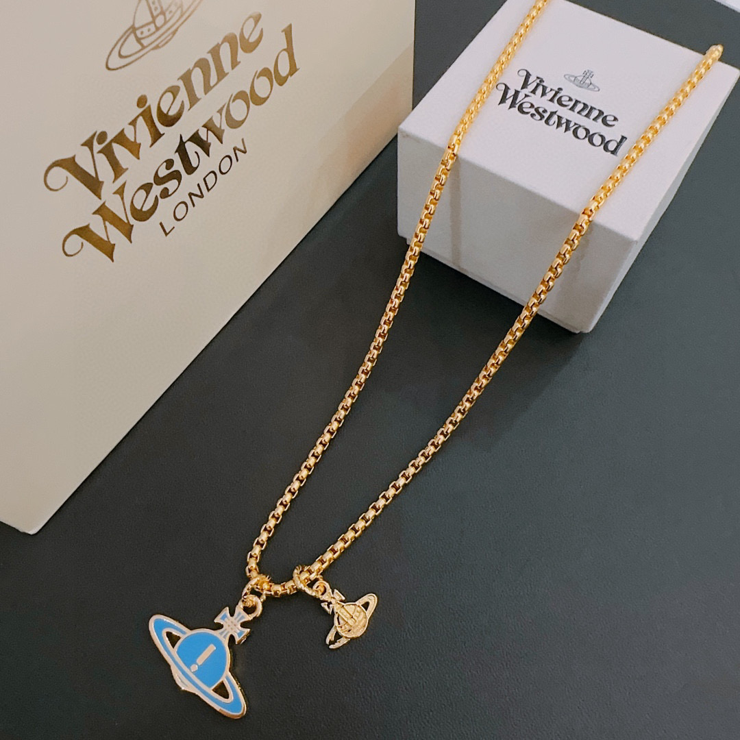      𝐕𝐢𝐯𝐢𝐞𝐧𝐧𝐞 𝐖𝐞𝐬𝐭𝐰𝐨𝐨𝐝🪐✨
高品质经典大土星项链男女同款
项链vivienne w