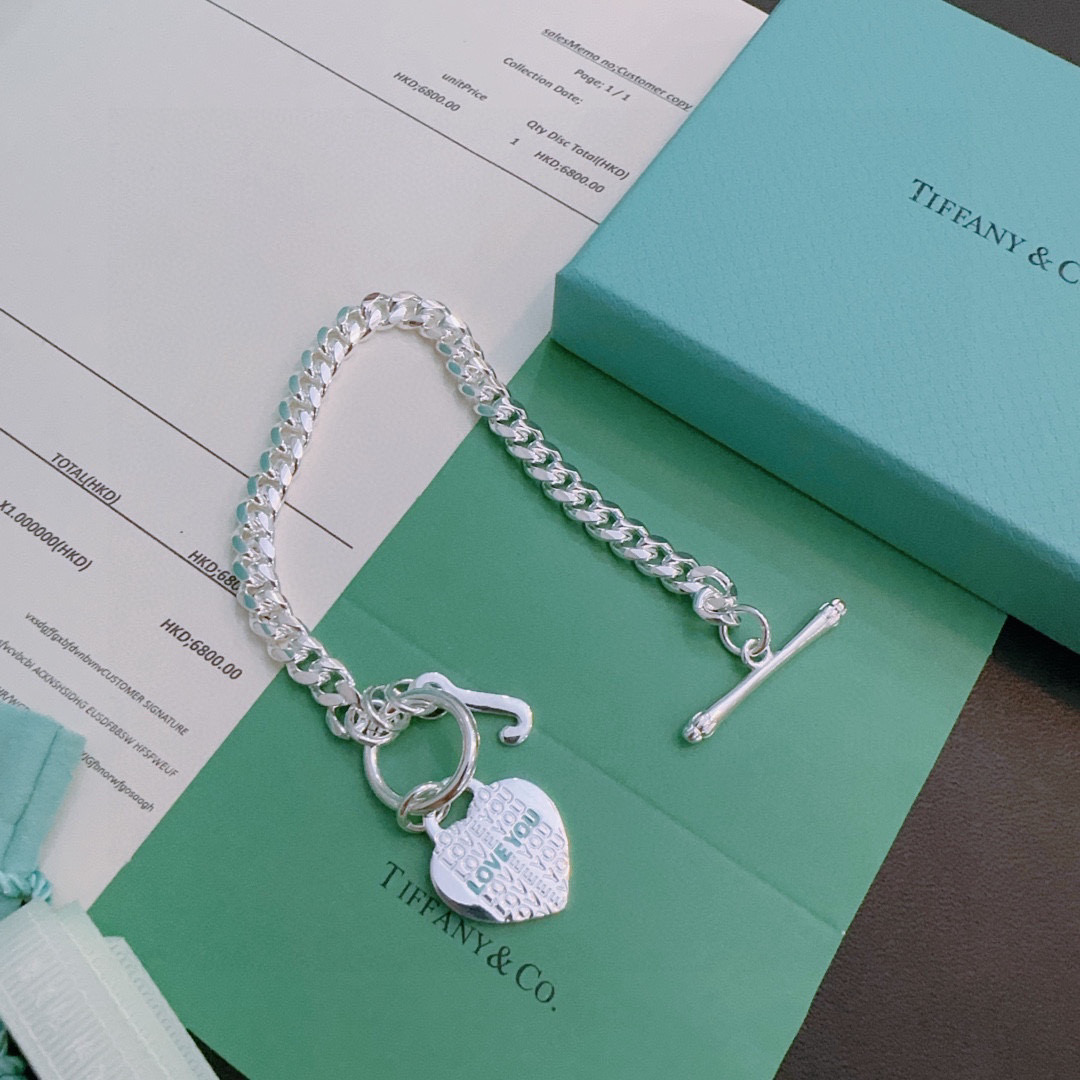 Tiffany & Co. Style Sterling Silver Bracelet - Vintage Rock Punk Design 9 i1760438654943 1816 0 7