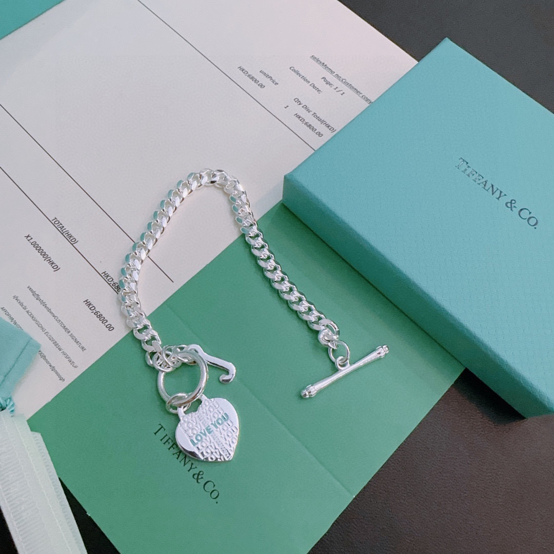 Tiffany & Co. Style Sterling Silver Bracelet - Vintage Rock Punk Design 4 i1760438654945 1936 0 2