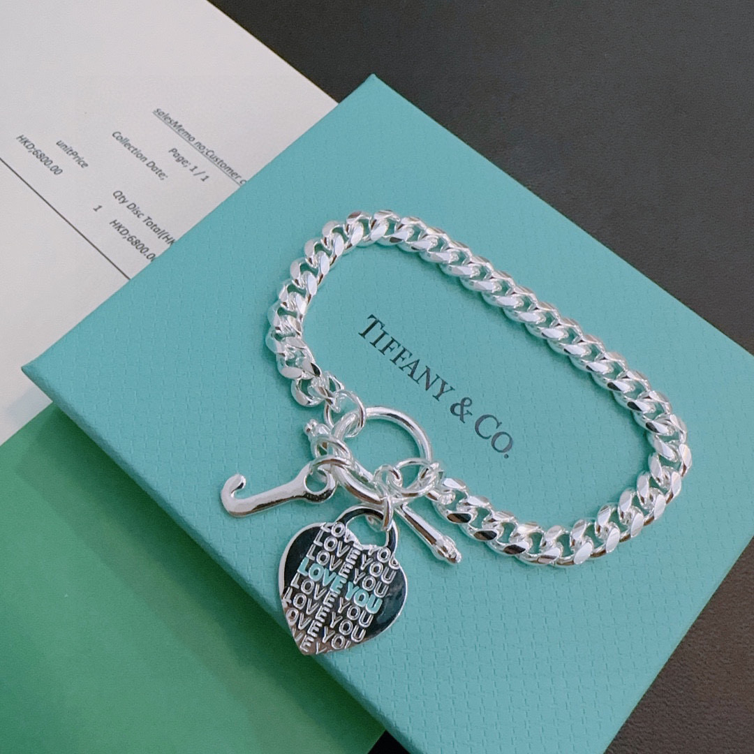 Tiffany & Co. Style Sterling Silver Bracelet - Vintage Rock Punk Design 3 i1760438654945 4426 0 1