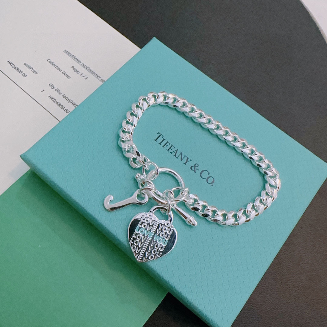 Tiffany & Co. Style Sterling Silver Bracelet - Vintage Rock Punk Design 7 i1760438657245 6165 0 5