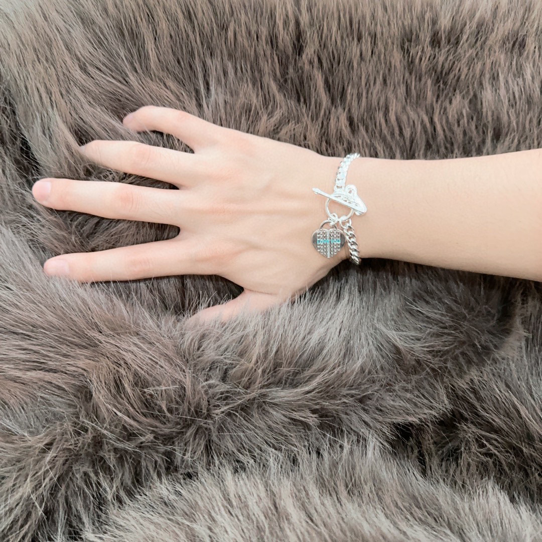 Tiffany & Co. Style Sterling Silver Bracelet - Vintage Rock Punk Design 10 i1760438657248 2401 0 8