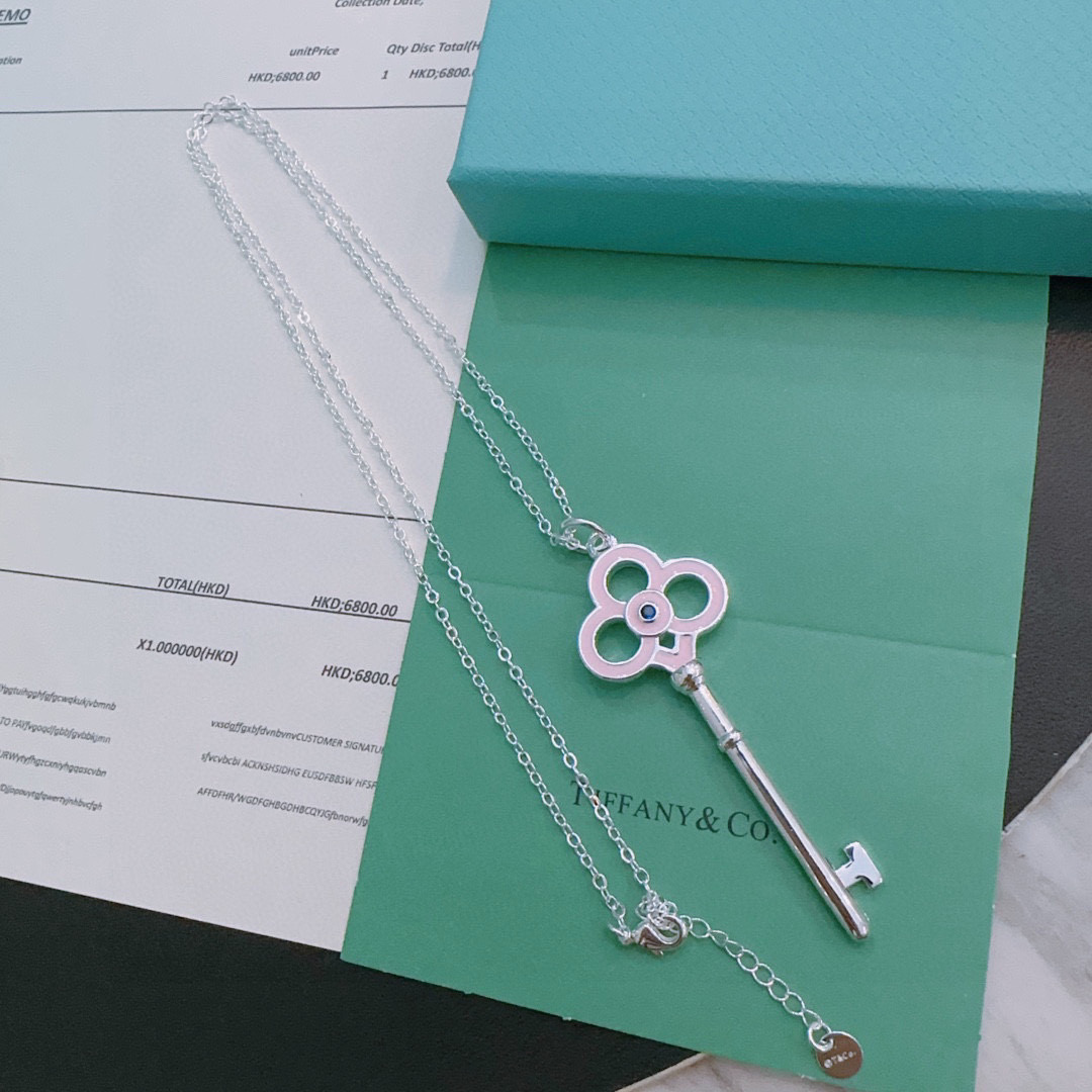 Tiffany & Co. Silver Necklace - Retro Punk Style, Adjustable 60cm 5 i1760438726174 7610 0 3