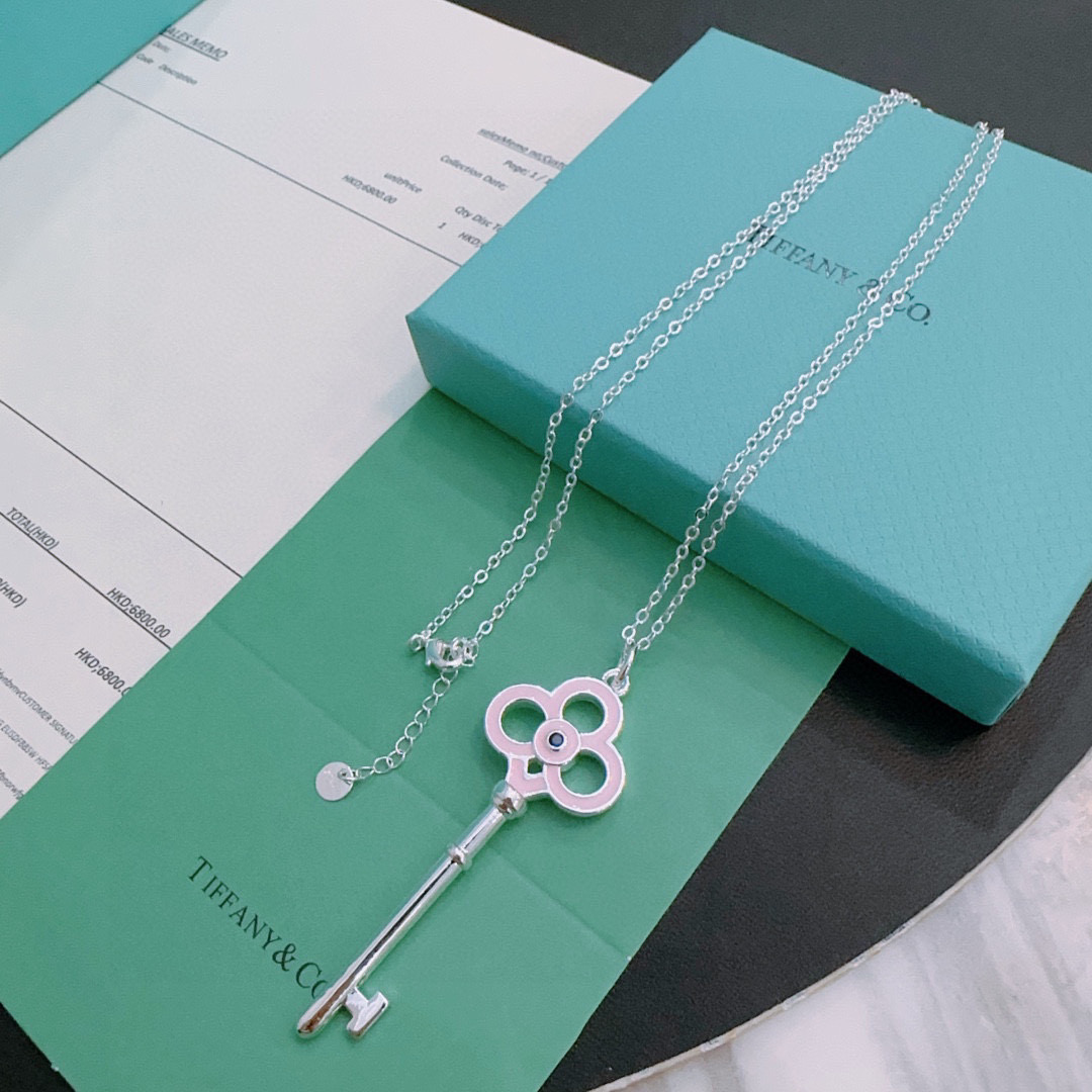 Tiffany & Co. Silver Necklace - Retro Punk Style, Adjustable 60cm 3 i1760438727322 2523 0 1