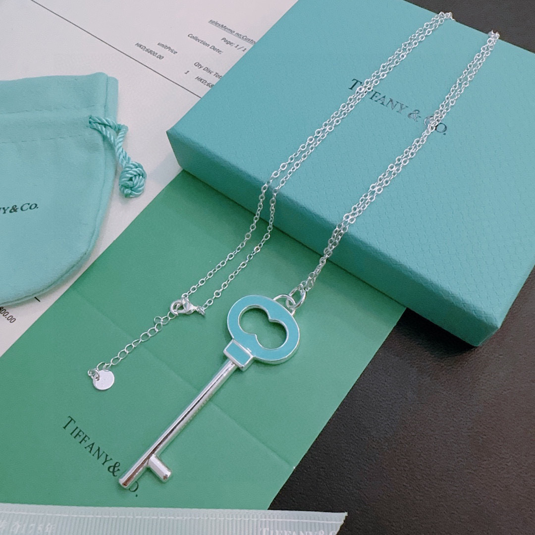 Tiffany & Co. Silver Pendant Necklace, 60cm Adjustable Chain 4 i1760439068243 4467 0 2
