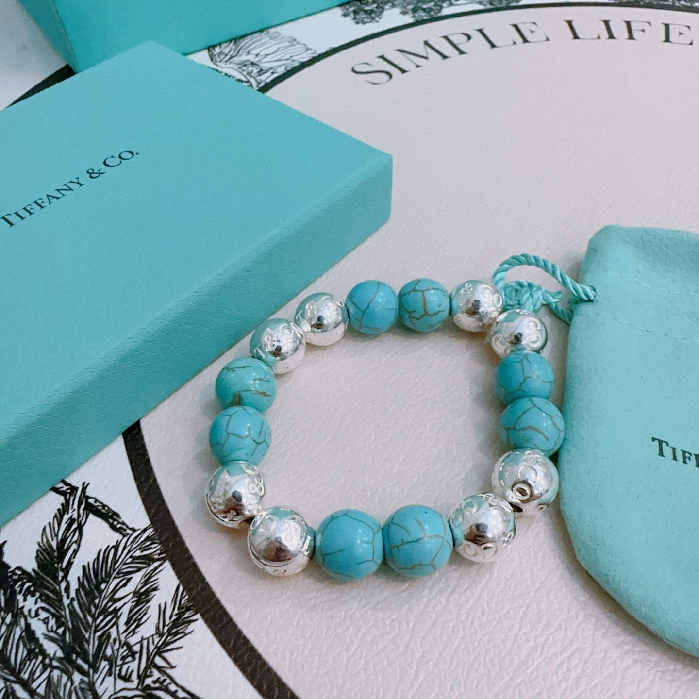 Tiffany & Co. Silver Agate Bracelet - Vintage Style, Unisex Design 9 i1760523486166 6506 0 7