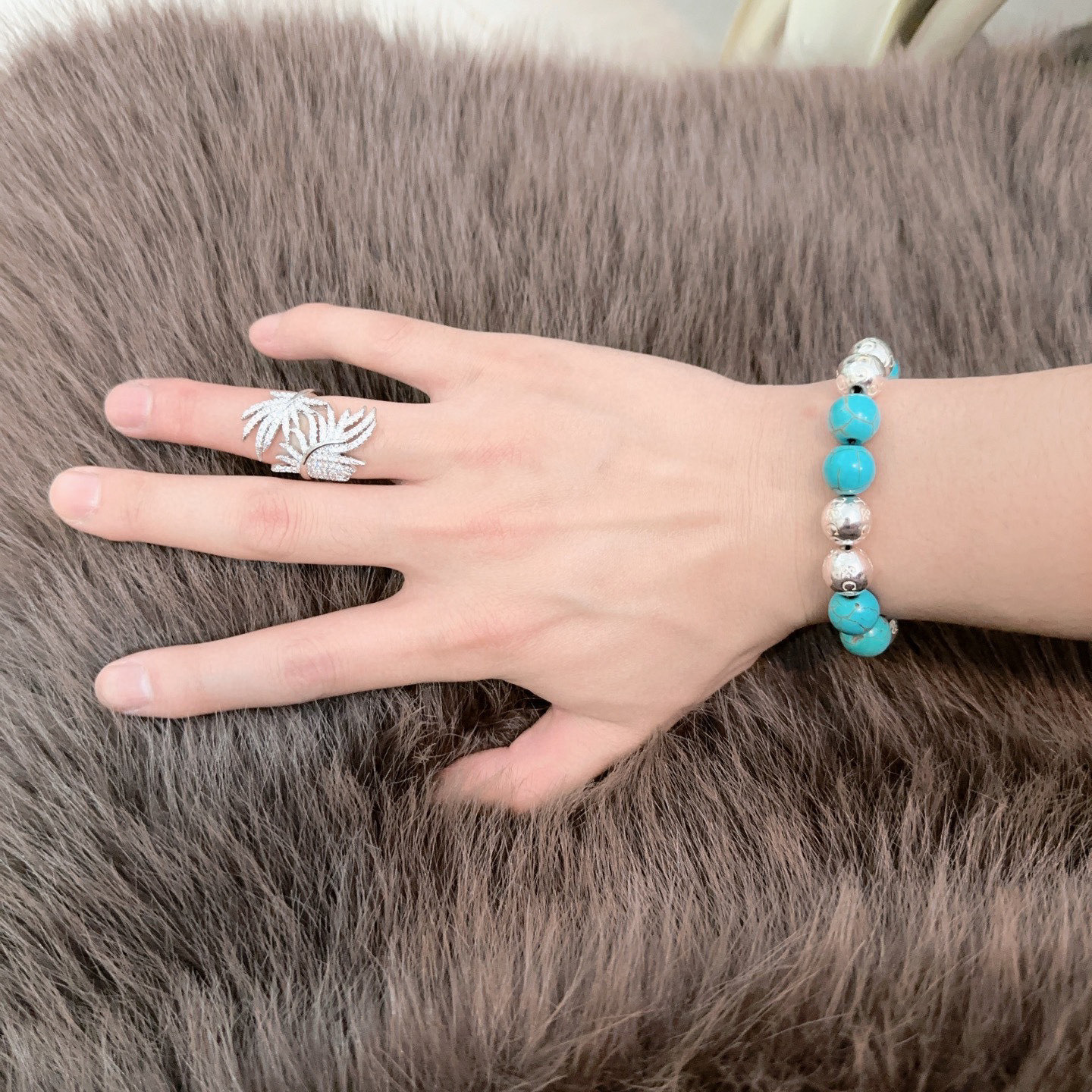 Tiffany & Co. Silver Agate Bracelet - Vintage Style, Unisex Design 10 i1760523486366 4988 0 8