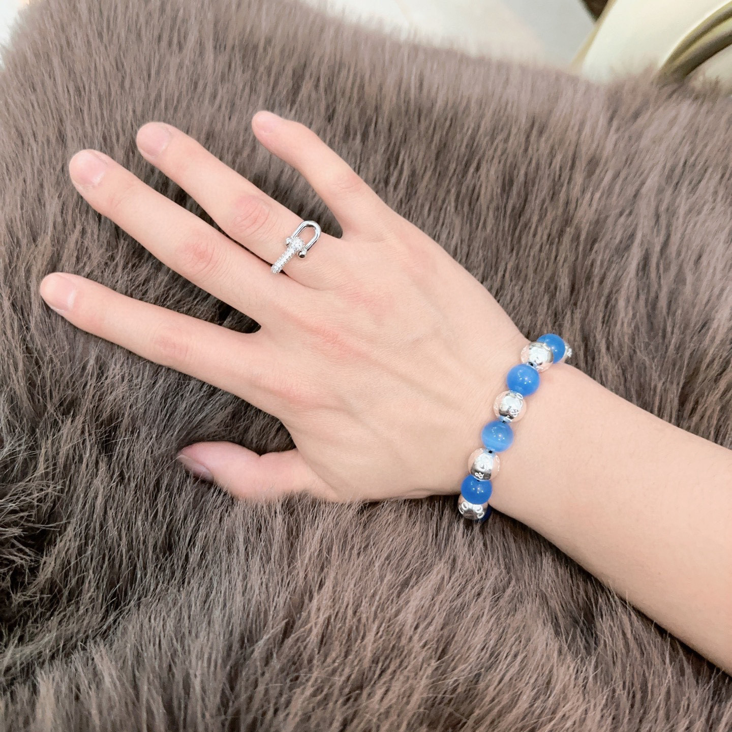 Tiffany&Co. Silver Agate Bracelet - Inspired by G-Dragon's Style 10 i1760523501606 5895 0 8