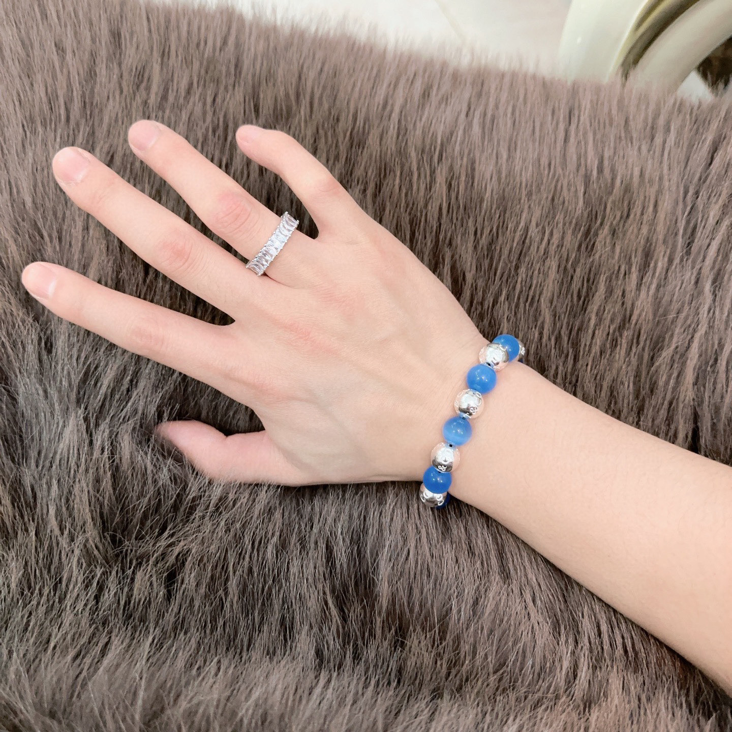 Tiffany&Co. Silver Agate Bracelet - Inspired by G-Dragon's Style 5 i1760523502726 4961 0 3
