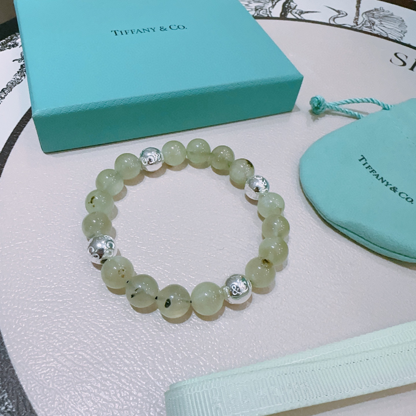 Tiffany & Co. Style Agate Silver Bracelet - Unisex, Retro Rock Punk 3 i1760523684333 4523 0 1