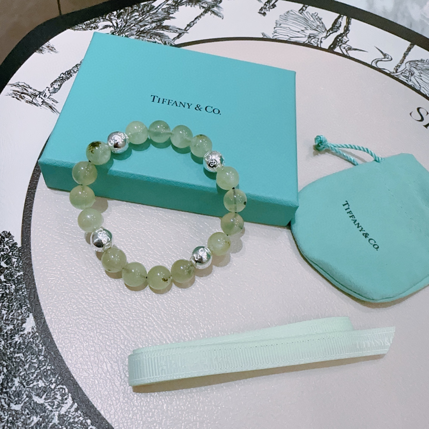 Tiffany & Co. Style Agate Silver Bracelet - Unisex, Retro Rock Punk 5 i1760523684336 7685 0 3