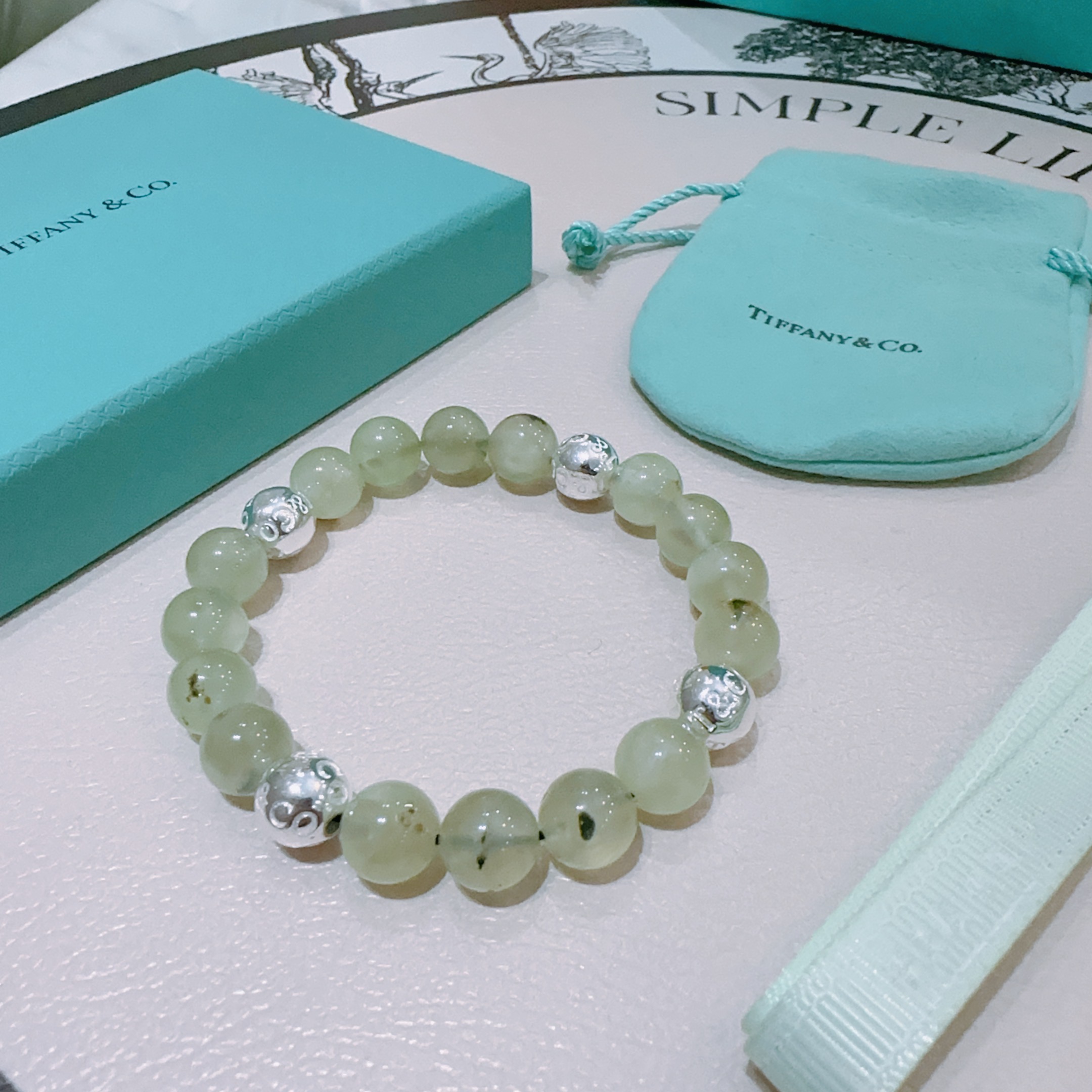 Tiffany & Co. Style Agate Silver Bracelet - Unisex, Retro Rock Punk 6 i1760523684338 9359 0 4