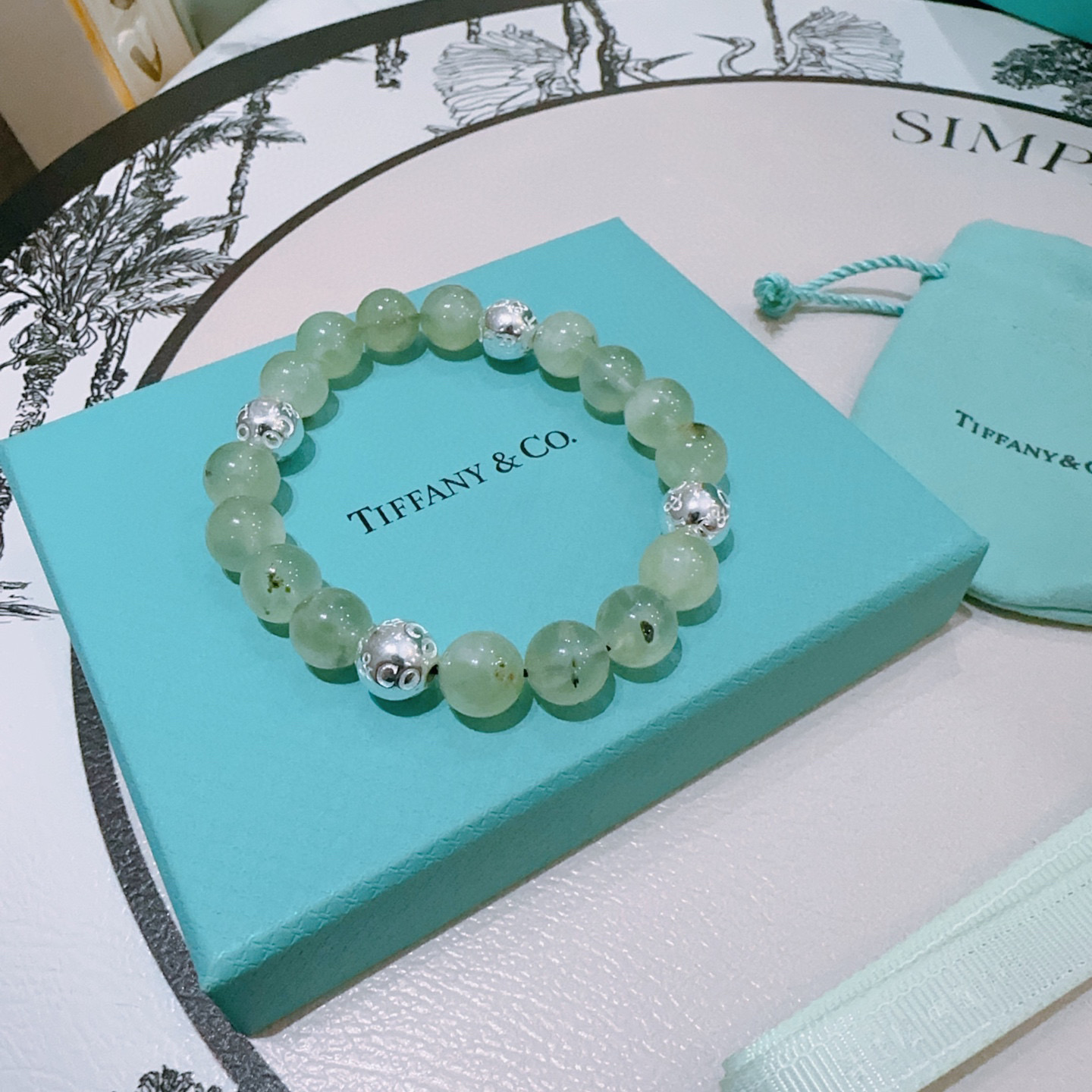 Tiffany & Co. Style Agate Silver Bracelet - Unisex, Retro Rock Punk 7 i1760523685649 8375 0 5
