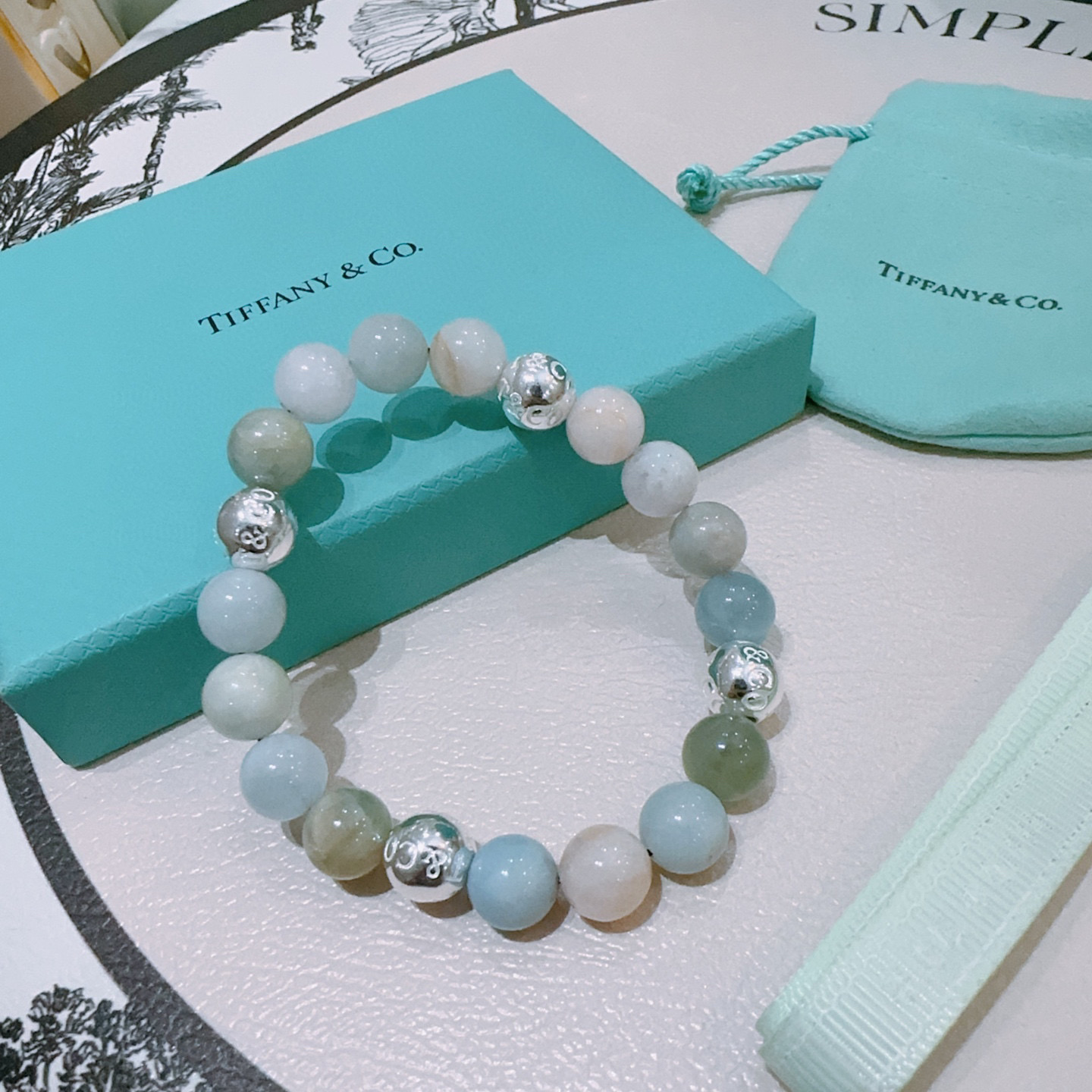 Tiffany & Co. Style Agate Silver Bracelet, Unisex, Retro Punk Fashion 7 i1760523701068 2769 0 5