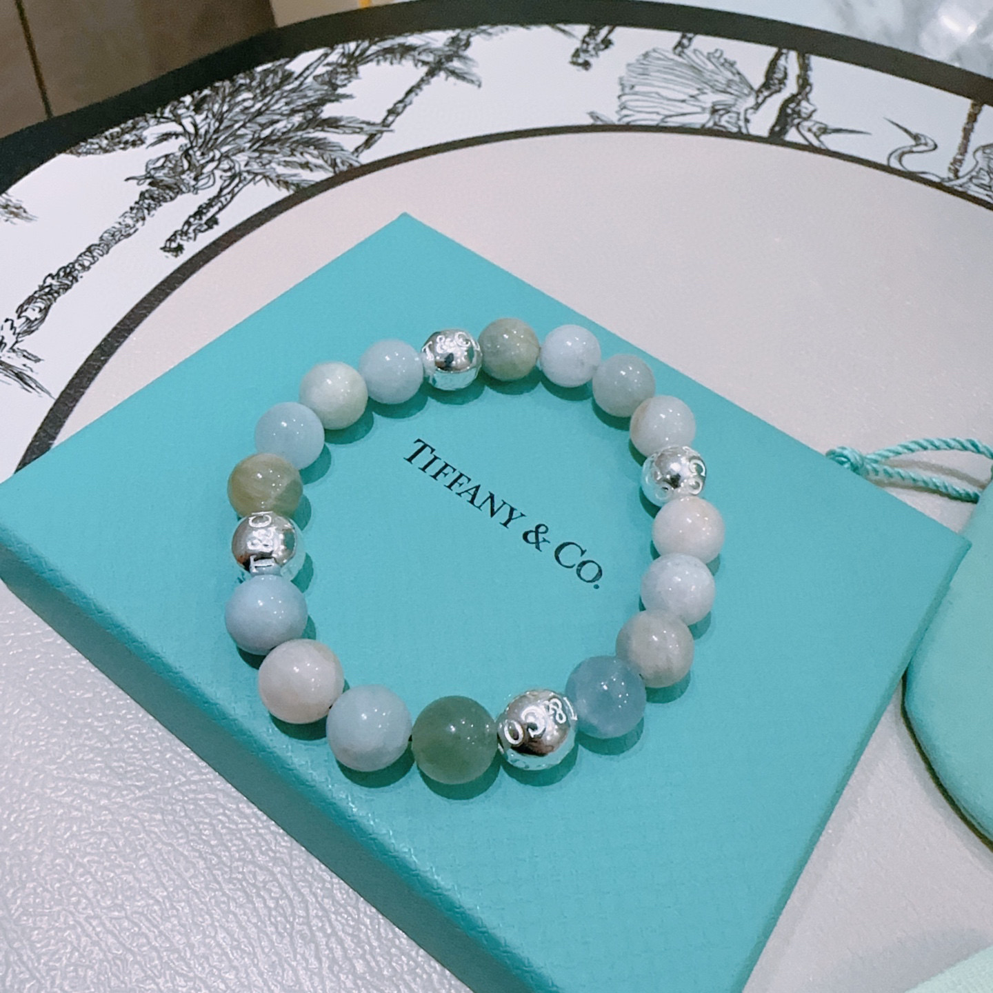 Tiffany & Co. Style Agate Silver Bracelet, Unisex, Retro Punk Fashion 4 i1760523701070 4179 0 2