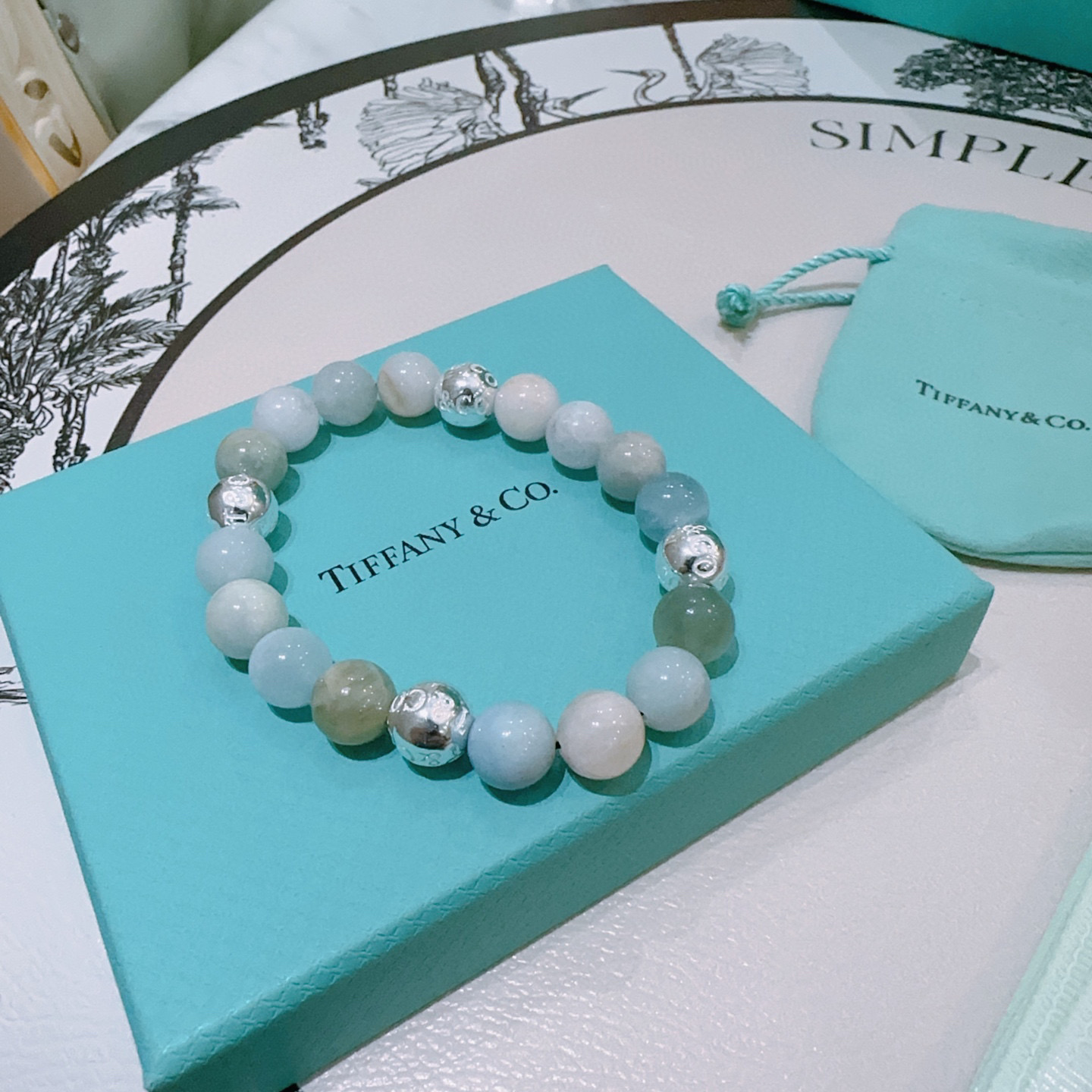 Tiffany & Co. Style Agate Silver Bracelet, Unisex, Retro Punk Fashion 6 i1760523701072 1944 0 4