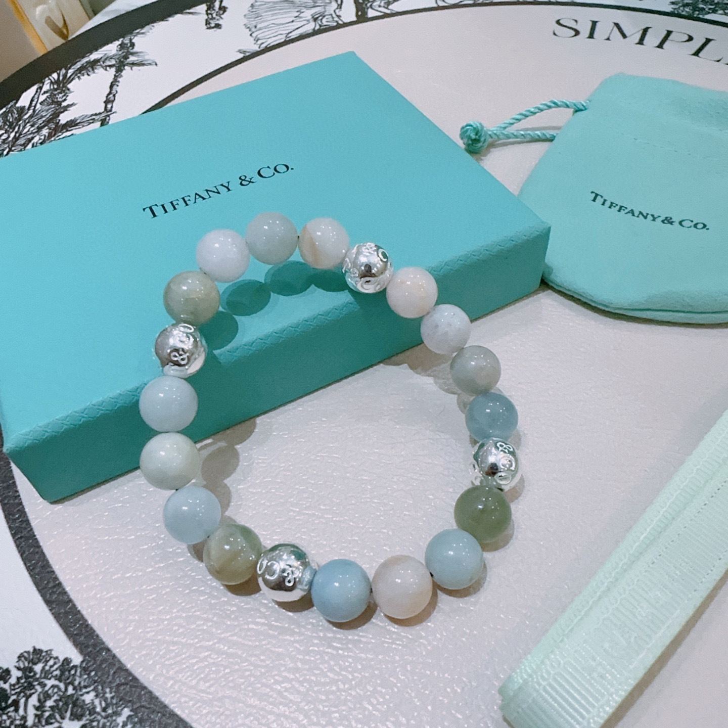Tiffany & Co. Style Agate Silver Bracelet, Unisex, Retro Punk Fashion 3 i1760523702256 3066 0 1