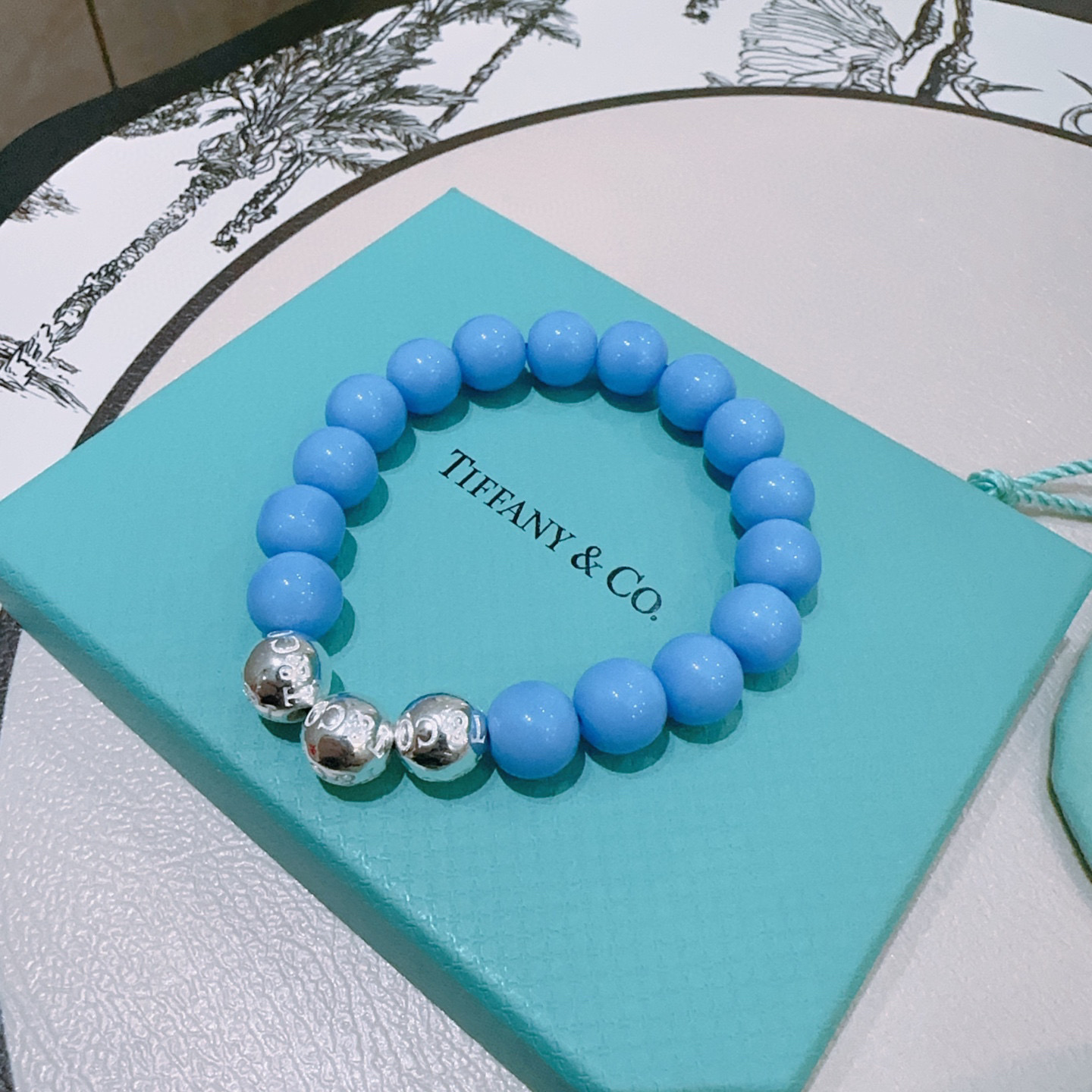 Tiffany & Co. Style Agate Silver Bracelet, Unisex Rock Punk Jewelry 2 i1760523713363 2911 0 0