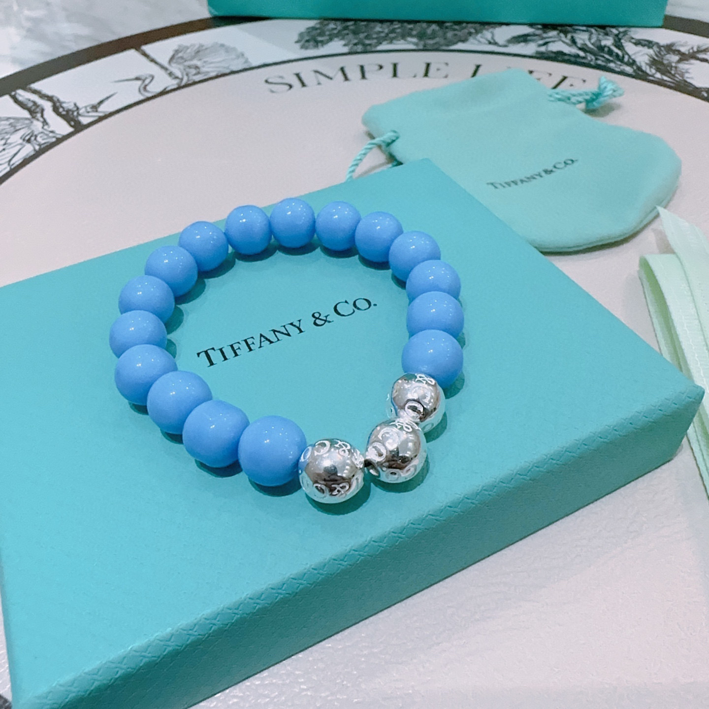 Tiffany & Co. Style Agate Silver Bracelet, Unisex Rock Punk Jewelry 5 i1760523713366 4141 0 3