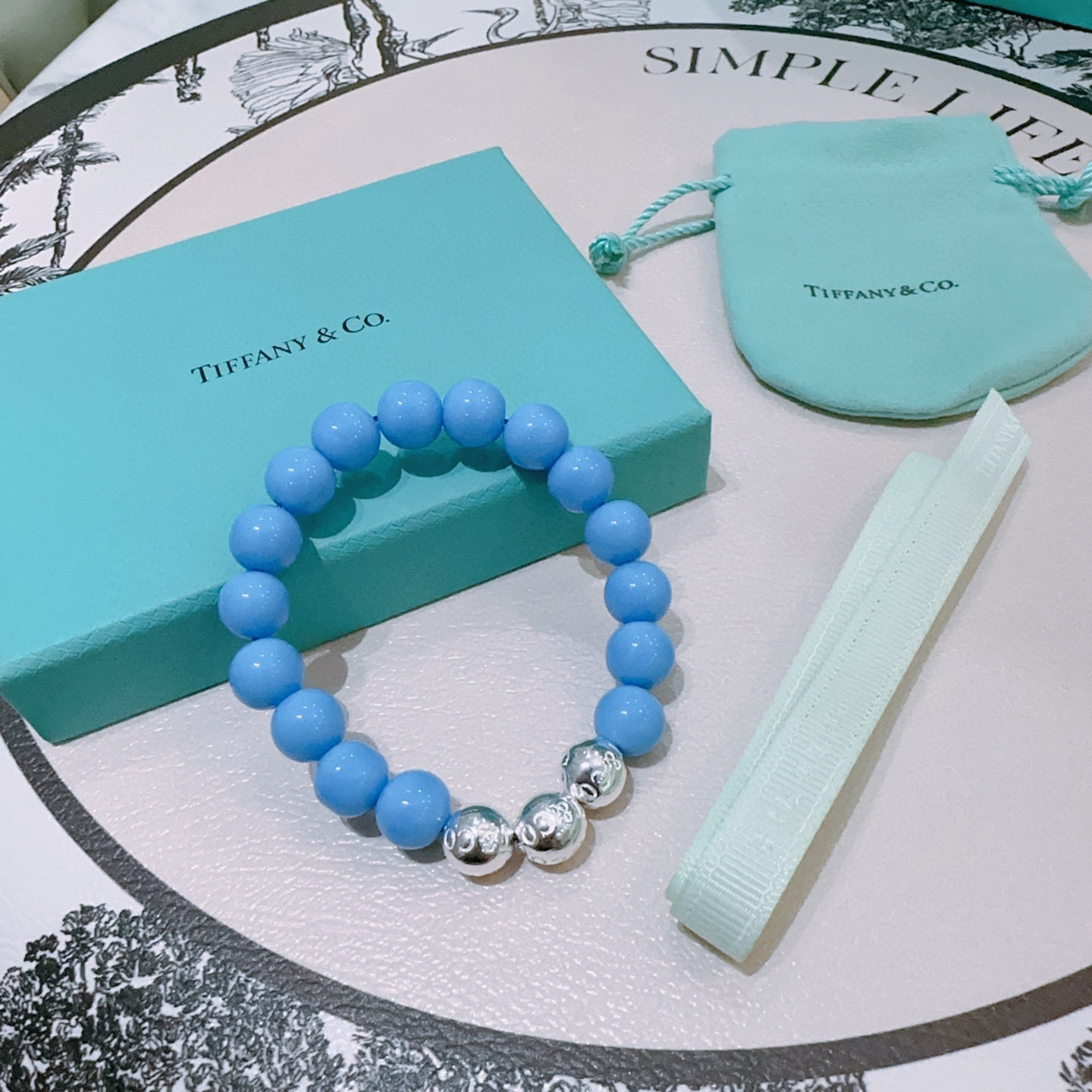 Tiffany & Co. Style Agate Silver Bracelet, Unisex Rock Punk Jewelry 3 i1760523713366 9615 0 1