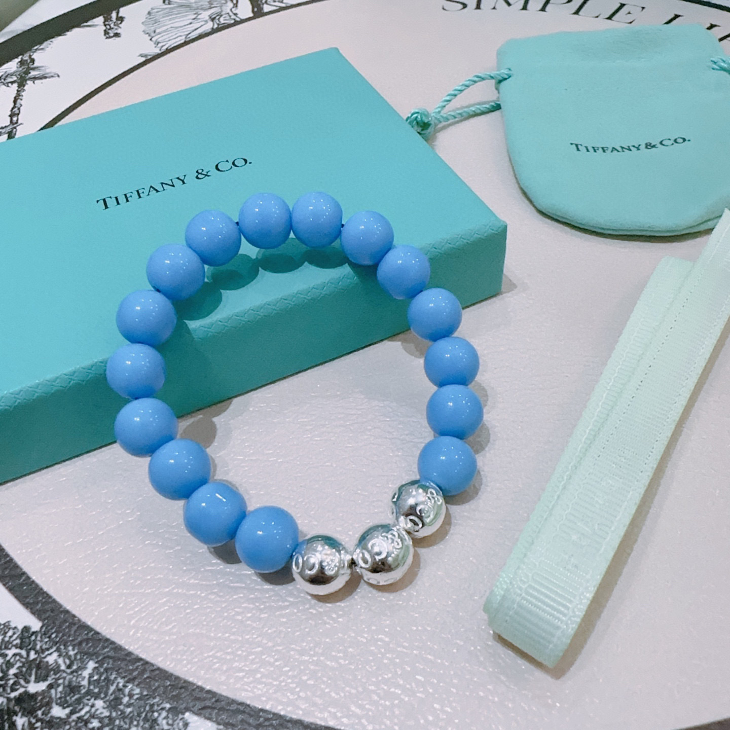 Tiffany & Co. Style Agate Silver Bracelet, Unisex Rock Punk Jewelry 6 i1760523714691 5429 0 4