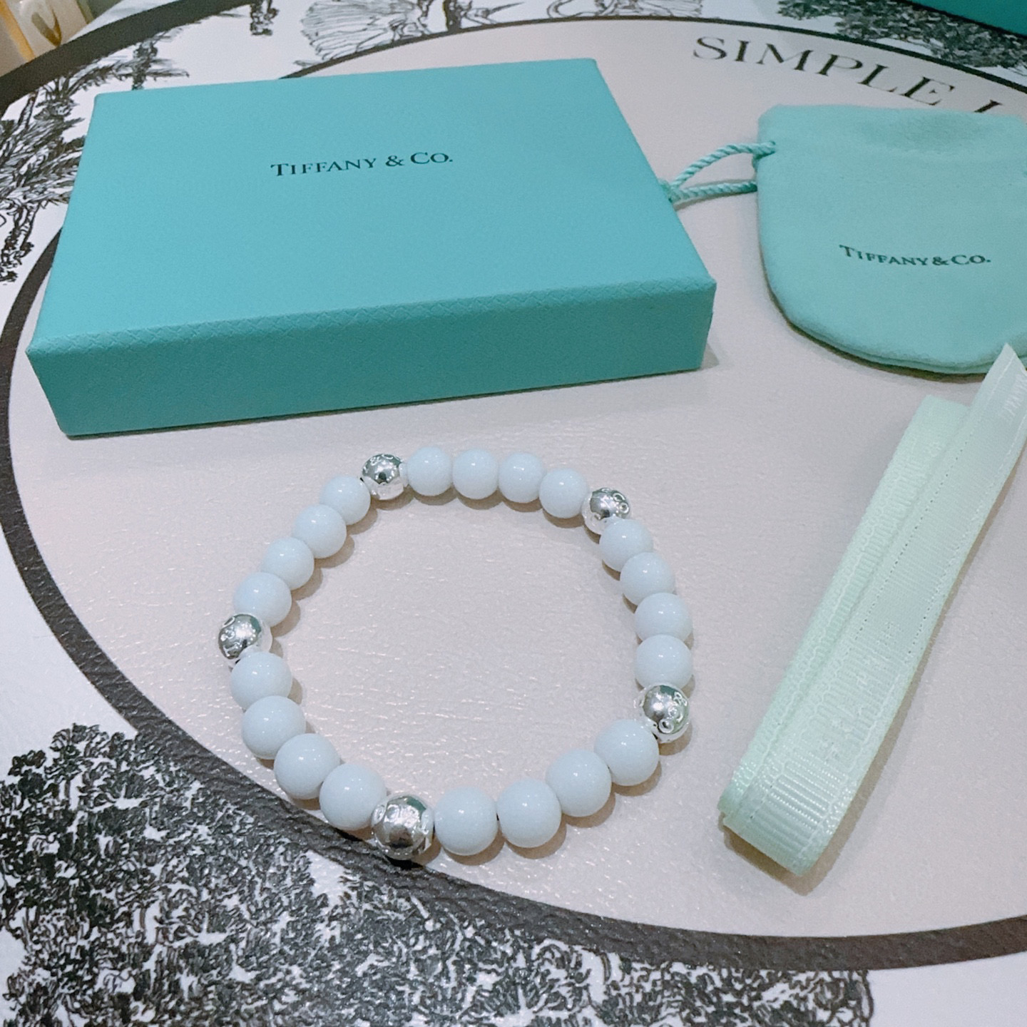 Tiffany & Co. Agate Silver Bracelet, Celebrity Style, Unisex 7 i1760523729214 8094 0 5