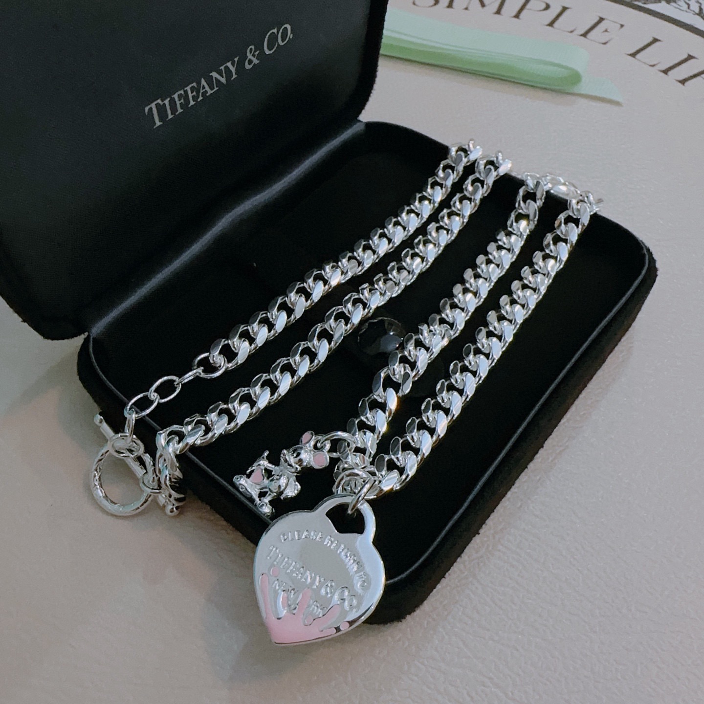 NO:604301,Tiffany & Co. necklace TIFFNY&CO. Counter Seiko silver version, the same style as the star, retro old style, original replica, purely handmade ~ authentic mold opening, trendy and fashionable must-have, can be worn by both men and women, same style for couples, rock punk silver style, trendy and versatile, same style as the official website (60cm), fine jewelry, tiffany, necklace19860909蒂芙尼项链TIFFNY&CO. 专柜精工银版本明星同款 复古做旧风 原版复刻 纯手工打造 ～正品开模潮流时尚必备 男女均可佩戴 情侣款同款 摇滚朋克银风格 潮流百搭 官网同款（60cm）,饰品精品,tiffany,necklace,Jewelry