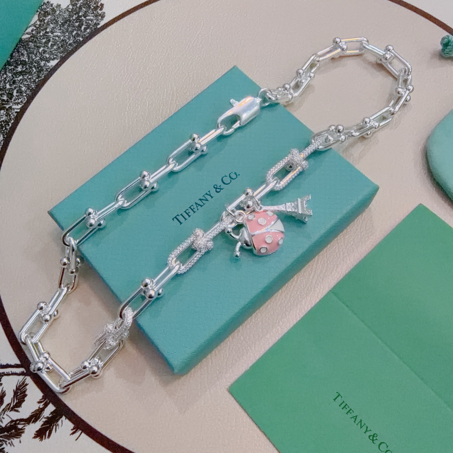 新款蒂芙尼项链TIFFNY&CO. 专柜精工银版本 明星同款 复古做旧风 原版复刻 纯手工打造 ～正品开