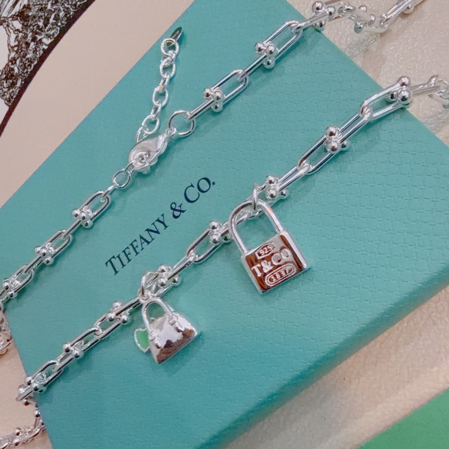 蒂芙尼项链TIFFNY&CO. 专柜精工银版本 明星同款 原版复刻 纯手工打造 ～正品开模💝潮流时尚必备