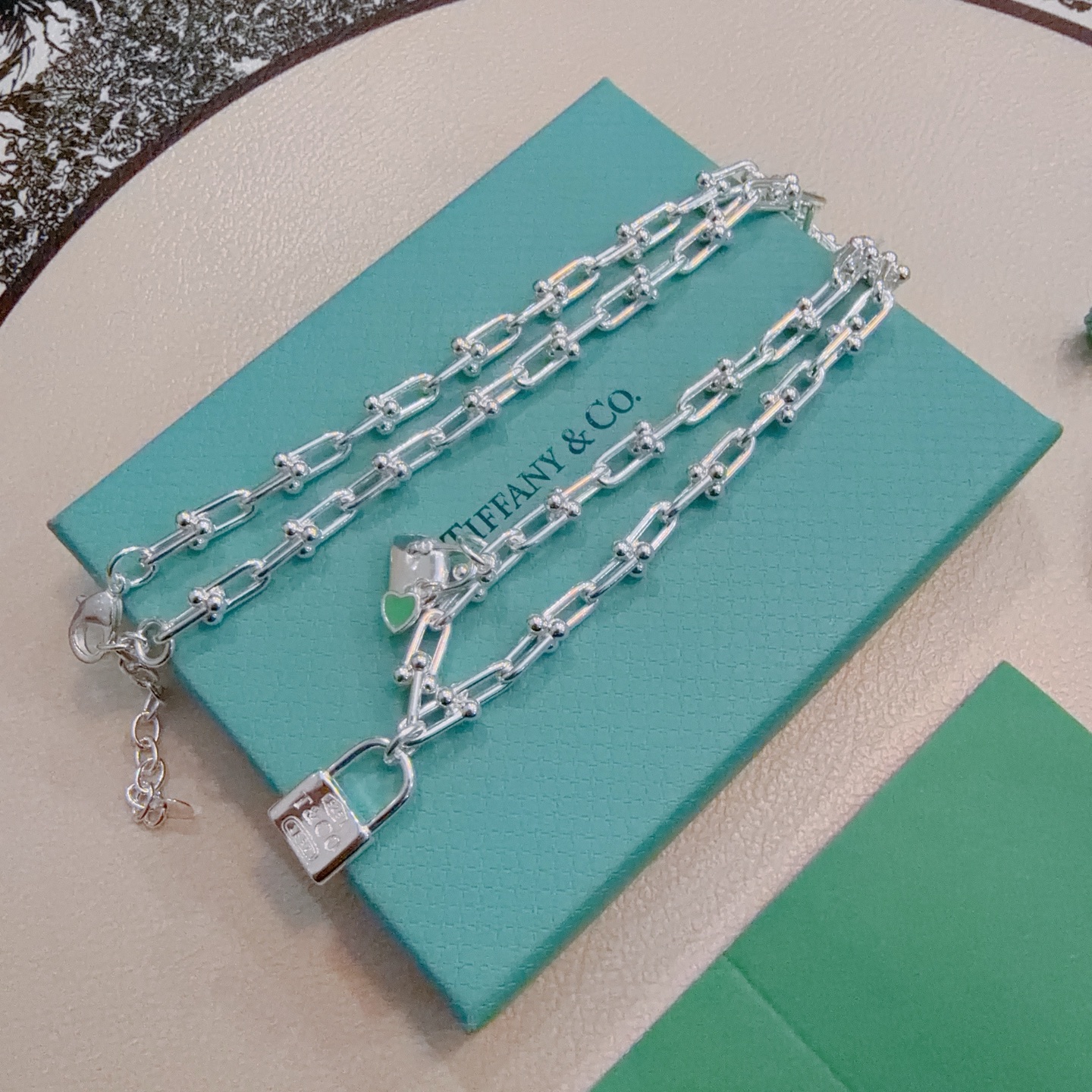 蒂芙尼项链TIFFNY&CO. 专柜精工银版本 明星同款 原版复刻 纯手工打造 ～正品开模💝潮流时尚必备
