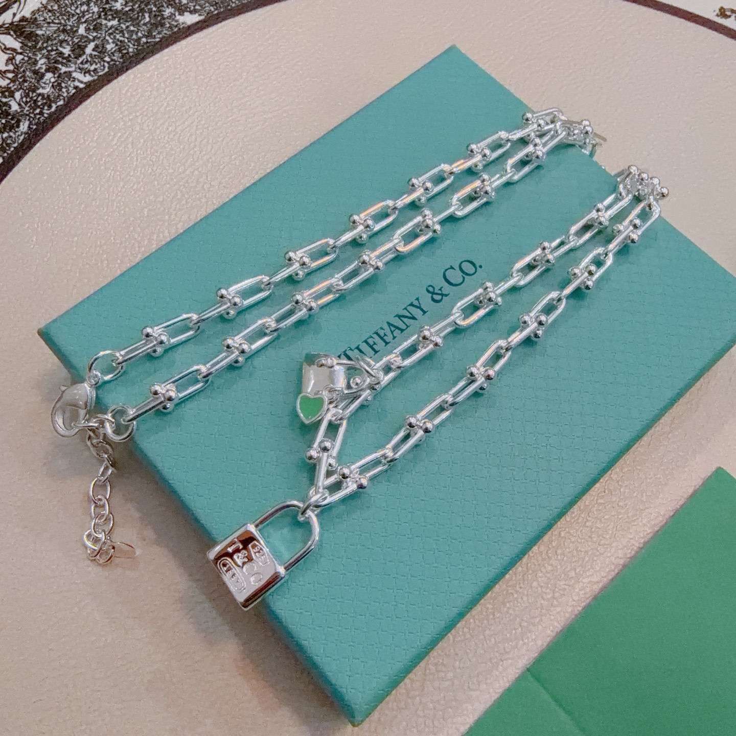 蒂芙尼项链TIFFNY&CO. 专柜精工银版本 明星同款 原版复刻 纯手工打造 ～正品开模💝潮流时尚必备