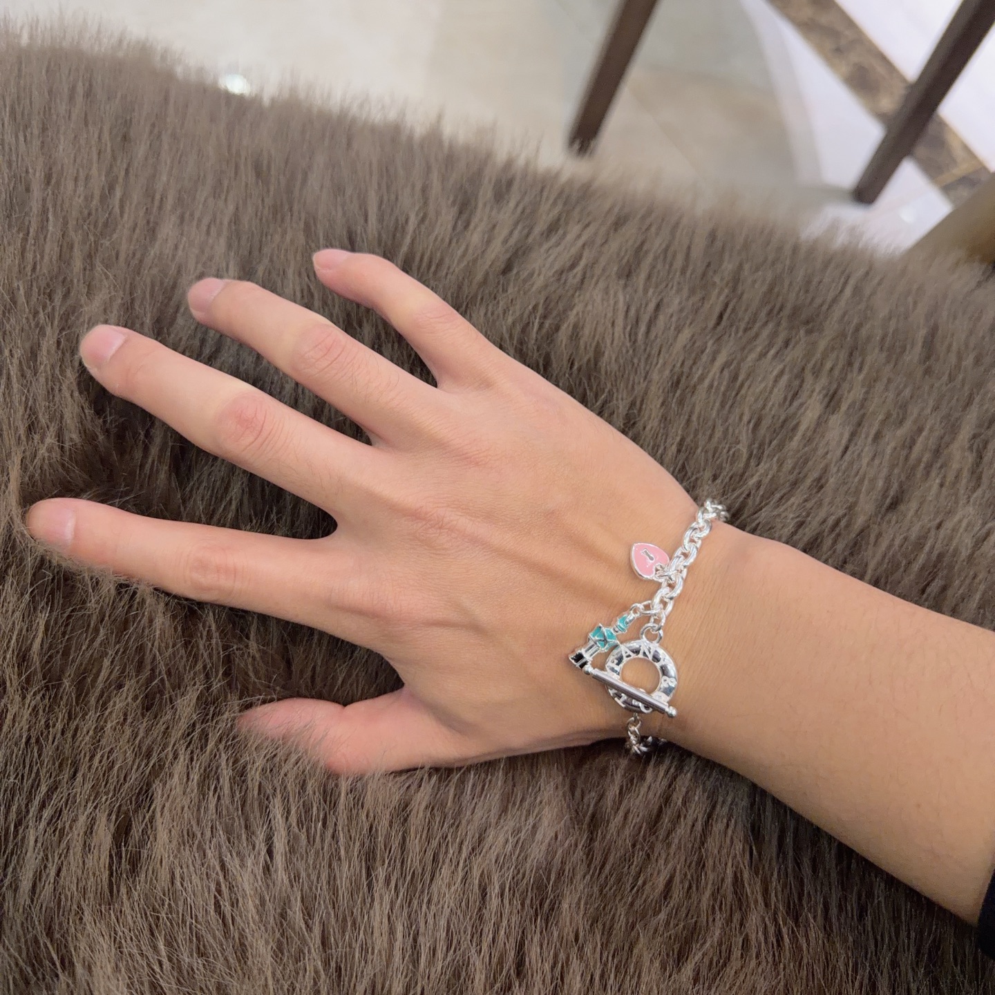 蒂芙尼手链TIFFNY&CO. 专柜精工银版本 明星同款 原版复刻 纯手工打造 ～正品开模💝潮流时尚必备