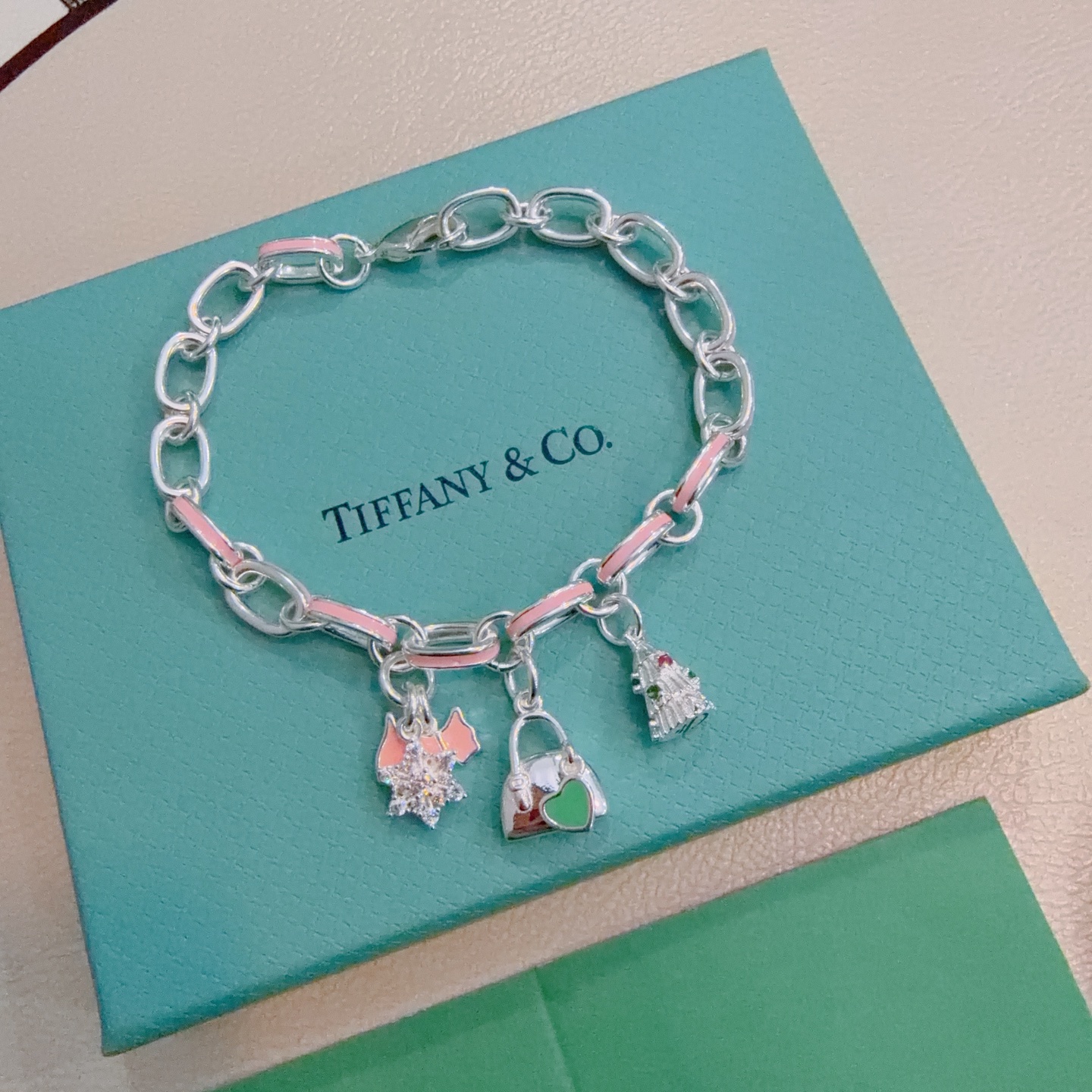 蒂芙尼手链TIFFNY&CO. 专柜精工银版本 明星同款 原版复刻 纯手工打造 ～正品开模💝潮流时尚必备