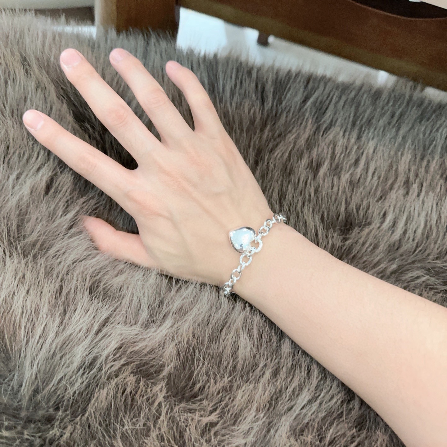 蒂芙尼手链🩵 TIFFNY&CO. 专柜精工银版本 明星同款 复古做旧风 原版复刻 纯手工打造 ～正品开