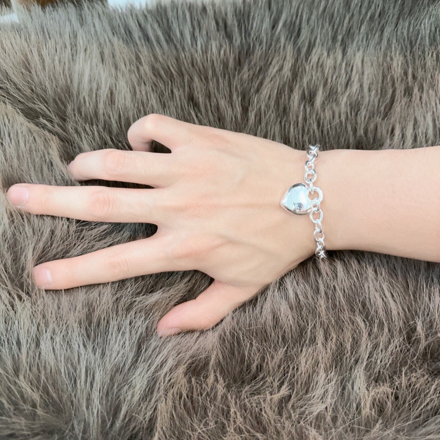 蒂芙尼手链🩵 TIFFNY&CO. 专柜精工银版本 明星同款 复古做旧风 原版复刻 纯手工打造 ～正品开